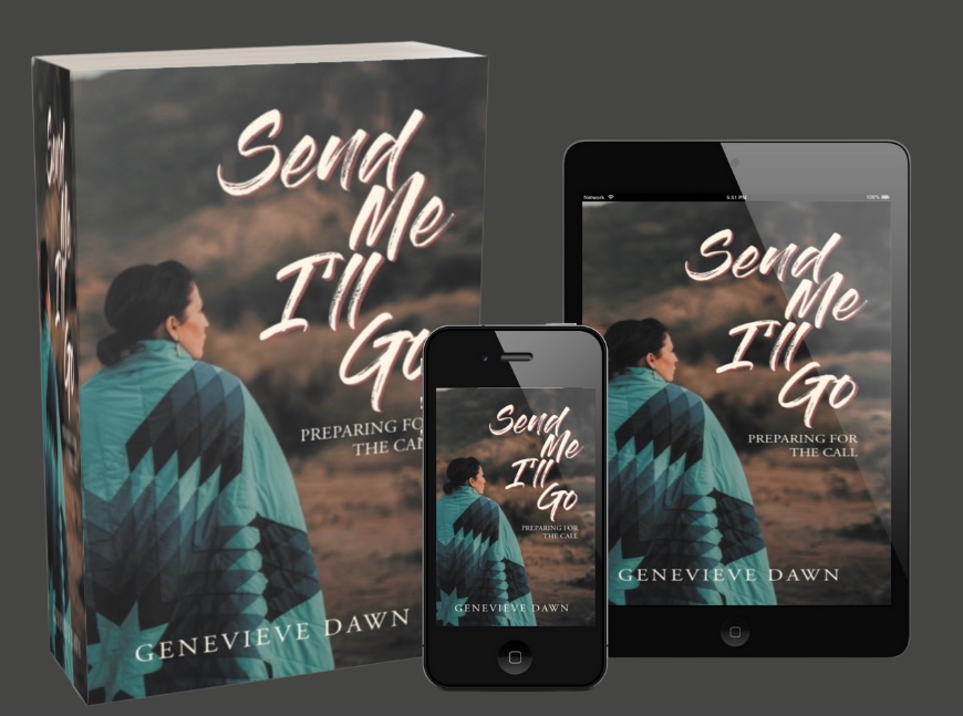 "Send Me I'll Go" Bookcover by Genevieve Dawn with Tablet and Mobile Cover